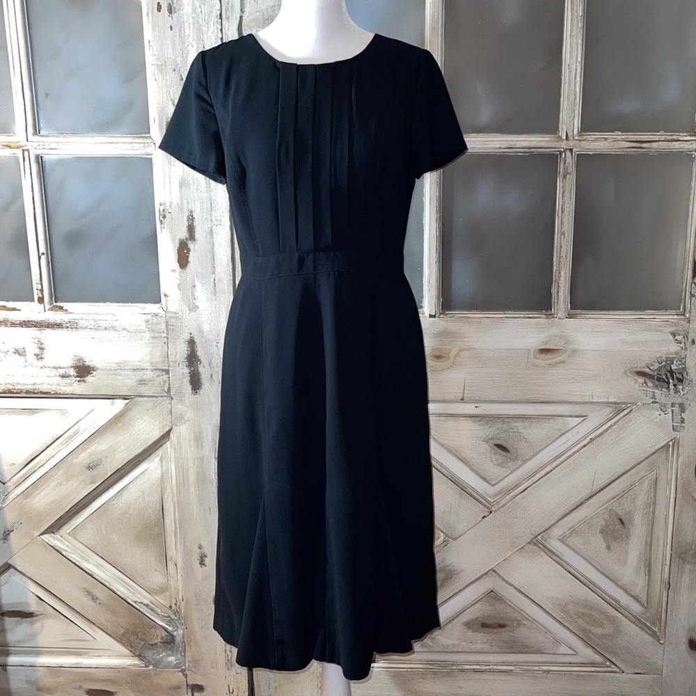 Talbots black dress petite size 2p